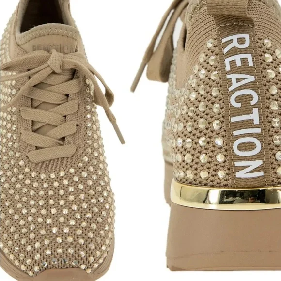 Reaction Kenneth Cole Corley Rhinestone Lace-Up Sneaker - Picture 4 of 5